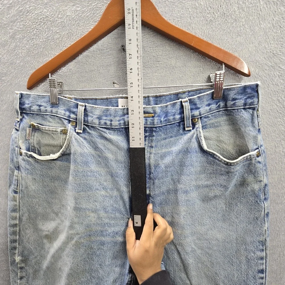 VINTAGE Carhartt Men Jeans 40X32 Traditional UFCW Union Made B180 DST Y2K READ